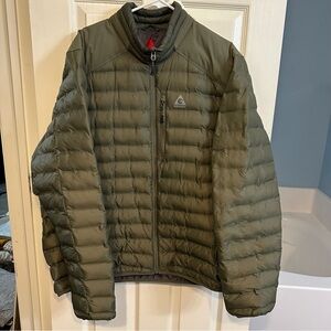 Men’s Gerry Weber Olive Puffer Jacket, size XXL